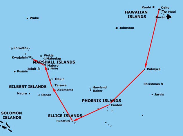 Route of Air Echelon